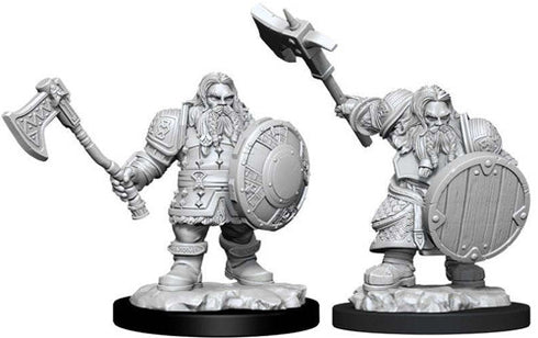 D&D Nolzurs Marvelous Unpainted Miniatures Male Dwarf Fighter